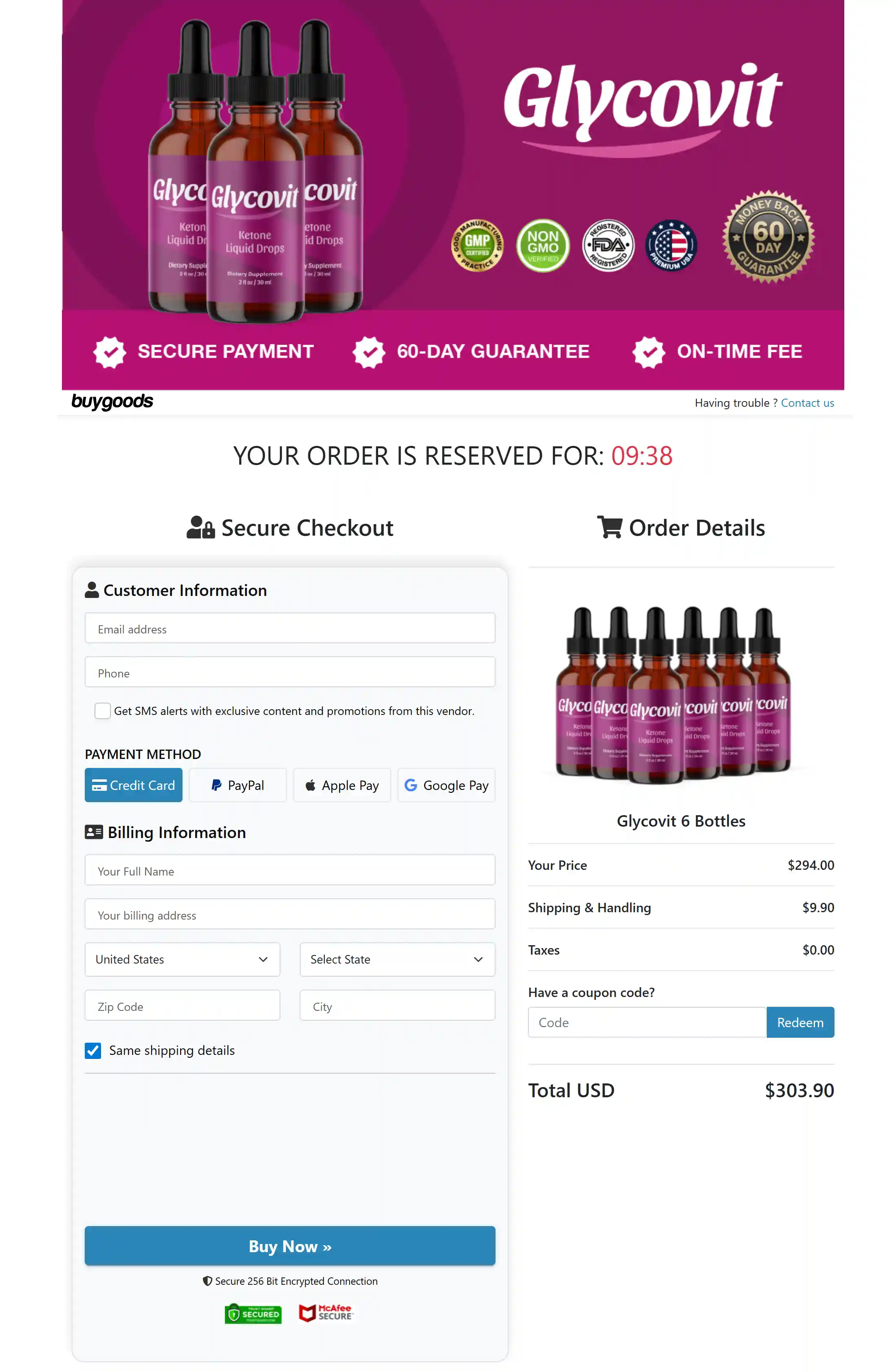 Glycovit™ Image payment snap
